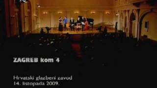 ZAGREB KOM 4 • Schubert Quintet quotTroutquot D 667  V Finale Allegro giusto [upl. by Ennovoj]