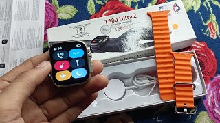 t800 ultra smart watch connect to phone  t800 ultra 2 smartwatch review  t800 ultra smart watch [upl. by Enitsuga]