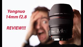 Unbox  Review  Yongnuo 14mm f28 [upl. by Suoirad]