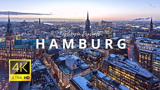 Hamburg Germany 🇩🇪 in 4K ULTRA HD 60 FPS Video by Drone [upl. by Enenaej]