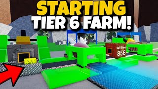 BUILDING MY NEW quotTIER 6quot FARM TO GET SUPER RICH Factory Simulator Roblox [upl. by Ernald225]