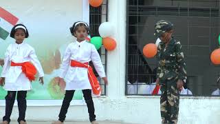 Ye Mere Watan Ke Logo  HD English Medium School Republic Day Dance  201819 [upl. by Hancock]