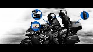 Intercomunicadores de moto  com radio HT para falar com todas as marcas de intercomunicadores [upl. by Markman]