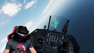 🔴 Real Fighter Pilot Flies Ukraine F16 LIVE Digital Combat Simulator 55 [upl. by Ahnavas]