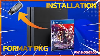 Installation des formats PKG sur PS4 GOLDHEN 900 et 1100 [upl. by Netsirc230]