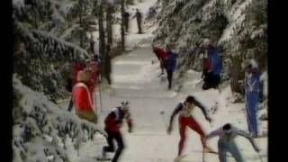 SkidVM 1985  Seefeld  4x10 km sista sträckan 1 av 3 [upl. by Groark371]