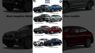 BMW X4 xDrive30i colour options bmwseries carsyouneed x3xdrive30 [upl. by Abroms230]