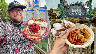 Disney’s Magic Kingdom 2024  NEW Tiana’s Food And NO MORE Sleepy Hollow Waffles  Walt Disney World [upl. by Messing96]