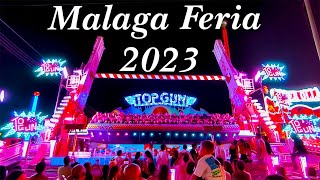 MALAGA FERIA  LA CIUDAD DE ANDALUCÍA  Feria de Málaga y Feria del Centro  2023 [upl. by Araminta]