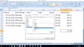 Rechnen mit Zeit und Geld Excel [upl. by Azal]