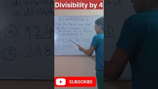 Divisibility by 4  Divisibility rule by 4  Divisibility 4 [upl. by Corso]