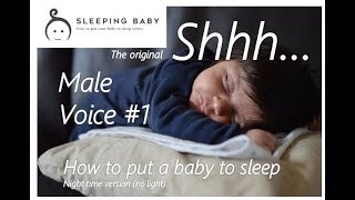 Monotonous Shushing baby  bebe bambino to sleep for whole night [upl. by Cordelia986]