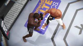 ANDERSON SILVA vs URIAH HALL [upl. by Islehc923]