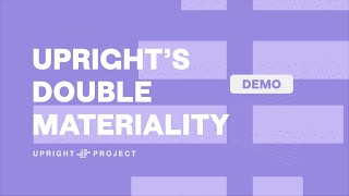 CSRD Double Materiality Assessment done right  Uprights approach [upl. by Eellah278]