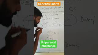 Uniparental Inheritance easiest explanation in short [upl. by Ahteral]