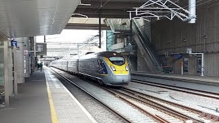 Trains at Stratford Intl [upl. by Meehahs]