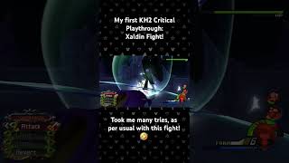 Gogmas First KH2 Critical Run Xaldin fight kingdomhearts kingdomhearts2 [upl. by Manno622]