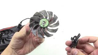 How to repair fan on Gigabyte Aorus RX 570 [upl. by Monetta]