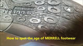 How to spot original Merrell shoes production date [upl. by Ruthe]