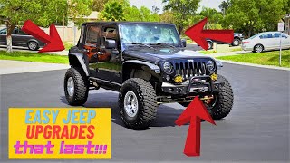 3 Easy Jeep Upgrades that Will Last for Years [upl. by Itirahc]