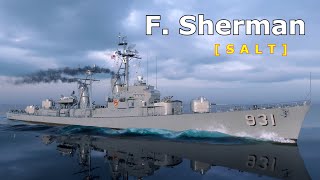 World of WarShips Forrest Sherman  2 Kills 204K Damage [upl. by Aicirpac]