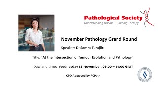 Pathology Grand Rounds November 2024  Sponsored by PathSoc amp the Jean Shanks Foundation [upl. by Atinhoj]