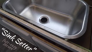 How to Install Undermount Sink in Granite  SINK SETTER [upl. by Lindon]