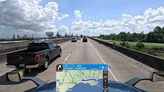 July 1 2024194 Trucking through Louisiana using GoPro 360 [upl. by Malvino]