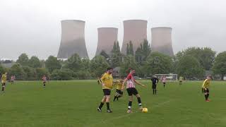 Football match interrupted by power station demolition explosion [upl. by Nalon]