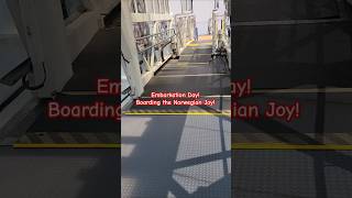 Boarding the Norwegian Joy cruise ship travel embarkation norwegian joy cruise [upl. by Laen]