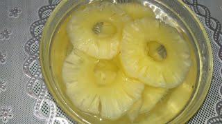 How to make Pineapple slice easy to make at home [upl. by Nosyrb]