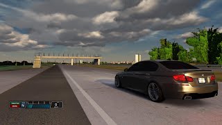 BMW 550d F10 Performance Test Highway Assetto Corsa [upl. by Aundrea]