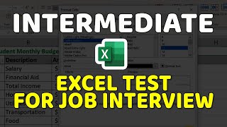 How to Pass Intermediate Excel Employment Test Questions and Answers [upl. by Fancy]