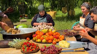 HAPPY FAMILY LIFE IN A VILLAGE FAR FROM CIVILIZATION  Cooking Several Recipes  Cooking Show [upl. by Carney]