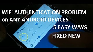 how to fix WiFi Authentication problem on any Android devices 5 Ways [upl. by Avitzur]