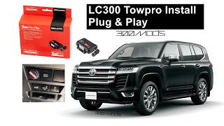 Plug amp Play Towpro V3 Elite Brake Controller to LC300 Toyota Landcruiser 300 Easiest installation [upl. by Acinemod]