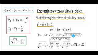 Wzory Vietea 7 z wartością bezwzględną [upl. by Wichman]