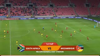 2024 Hollywoodbets COSAFA Cup  South Africa vs Mozambique  Group A  Highlights [upl. by Alyacim]