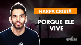 PORQUE ELE VIVE  Harpa Cristã aula simplificada  Como tocar no violão [upl. by Godrich84]