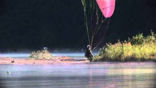 Décrochage en parapente et pilotage siv au lac dAnnecy [upl. by Auqinu]