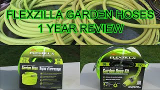 FLEXZILLA GARDEN HOSES  1 YEAR REVIEW [upl. by Nossah]