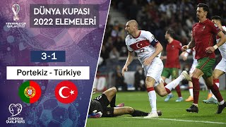 Portekiz 31 Türkiye  MAÇ ÖZETİ  Dünya Kupası Elemeleri Yarı Final 2022 [upl. by Marleah]