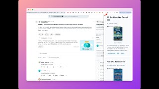 Discover Books Instantly on Any Webpage with ReadRadar Chrome Extension [upl. by Oirasec]