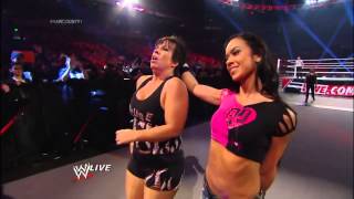 Vickie Guerrero vs AJ Lee Raw [upl. by Lladnik]