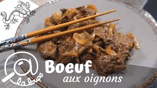 BOEUF AUX OIGNONS  RECETTE ASIATIQUE FACILE 212 [upl. by Nami]