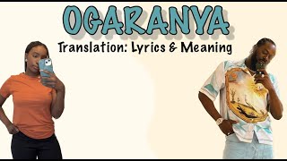 Adekunle Gold  Ogaranya Afrobeats Translation Lyrics and Meaning [upl. by Melodie]