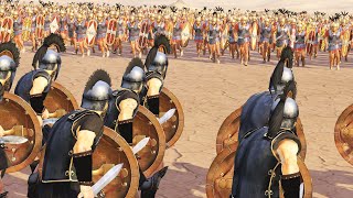 4800 Noble Fighter Vs 600 Myrmidon Swordman Total War Rome 2 [upl. by Yenttirb]