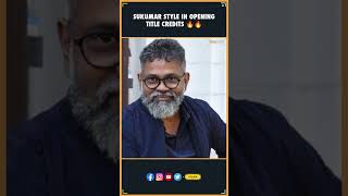 Sukumar Style in Opening Title Credits 🔥🔥  Sukumar  Pushpa 2  Sukku  THYVIEW [upl. by Egief]