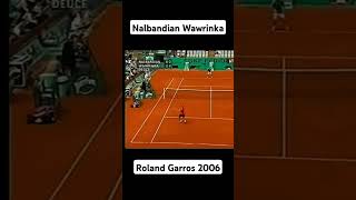 Nalbandian Wawrinka en Roland Garros 2006 tennis sports atp atptour forehand backhand reves [upl. by Allcot974]