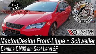 Seat Leon ST Cupra 300 performance pack RIEGER HECKDIFFUSOR Rear diffuser [upl. by Yorgen]